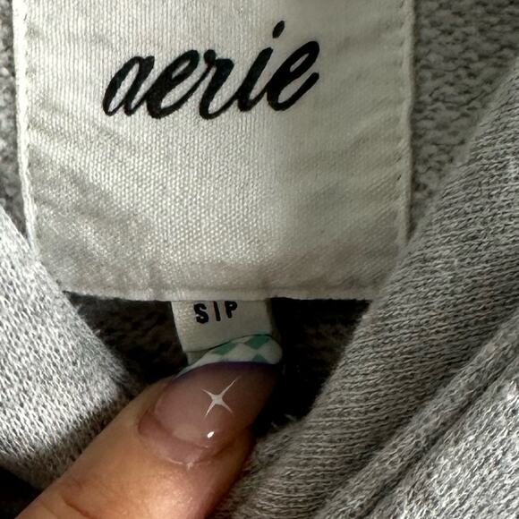 Aerie Side Ruched Hoodie Sweatshirt - Picture 4 of 4